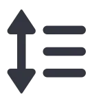 Sort List Alt SVG Icon